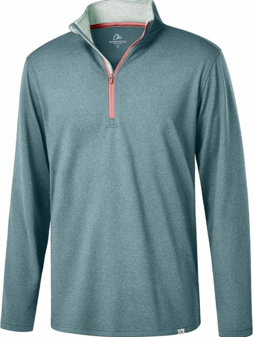 Cozy Men's Fleece Quarter Zip Pullover Sweatshirt | Warm Mock Neck Golf Top
